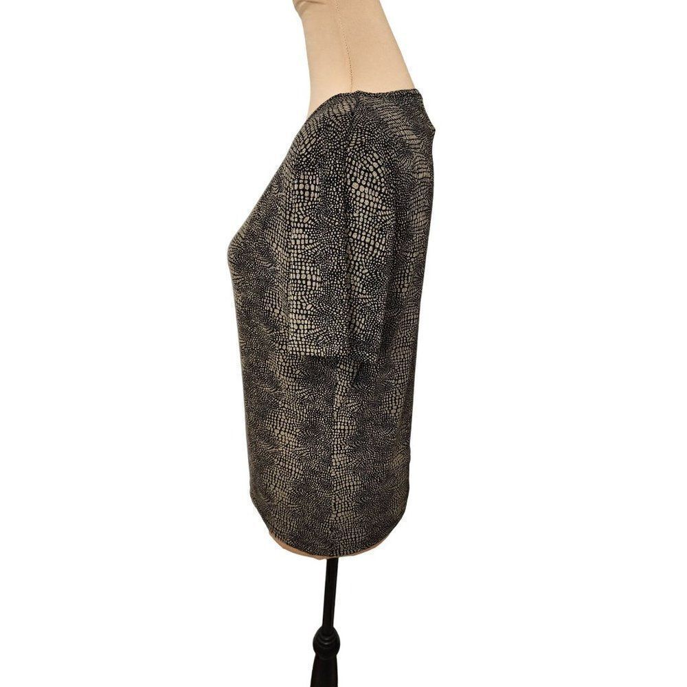 Frazier Lawrence Snake Skin Print Blouse in Medium - Picture 2 of 7